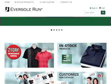 Tablet Screenshot of eversolerun.com